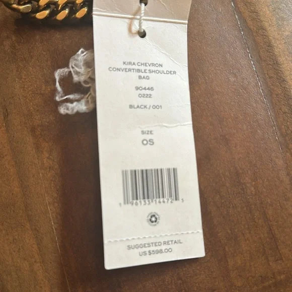 Tory Burch Kira Chevron Convertible Purse/ Bag - Picture 6 of 16